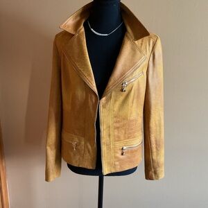 Vex Collection Women's Tan Faux Suede Jacket size 38 (8)